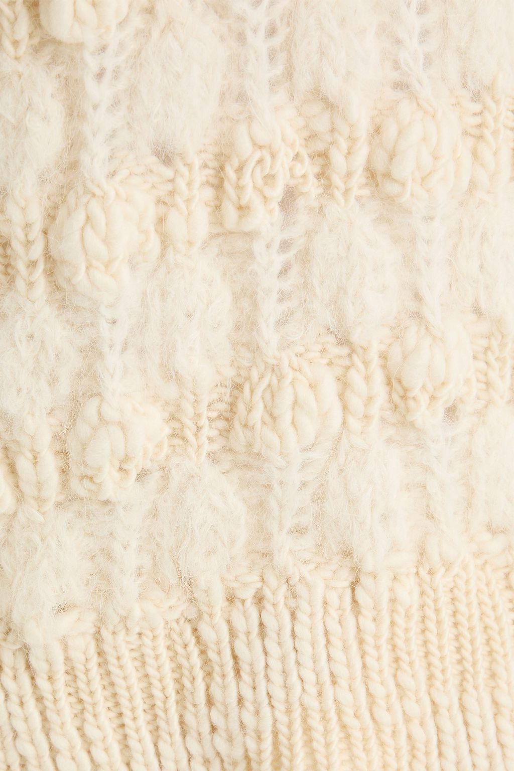 FRAME Brushed wool-blend sweater