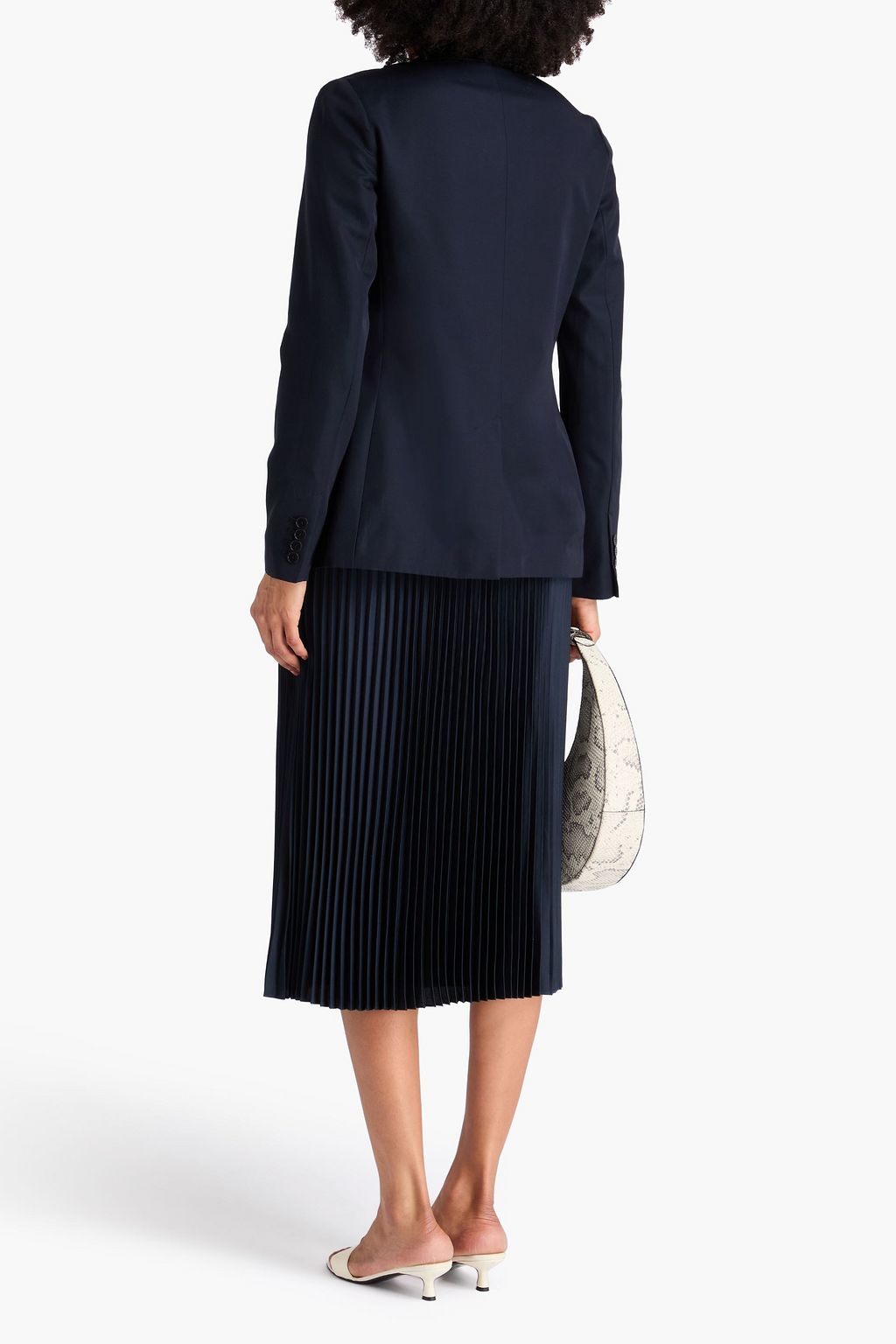 JOSEPH Belmore cotton and silk-blend blazer