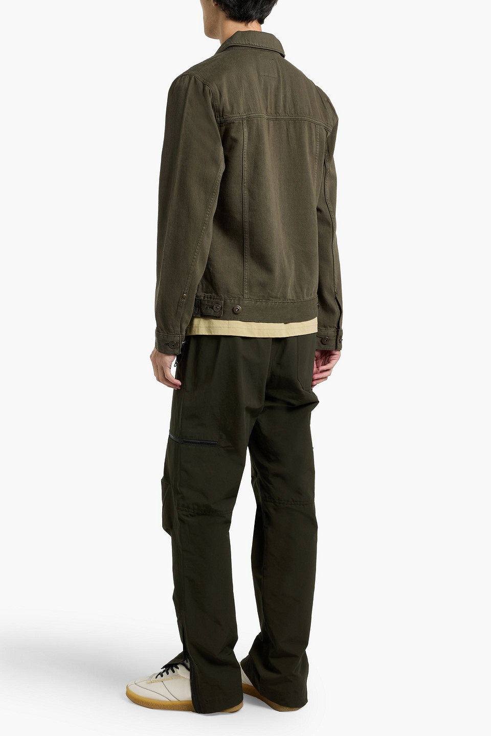 Paige Scout Denim Jacket In Black