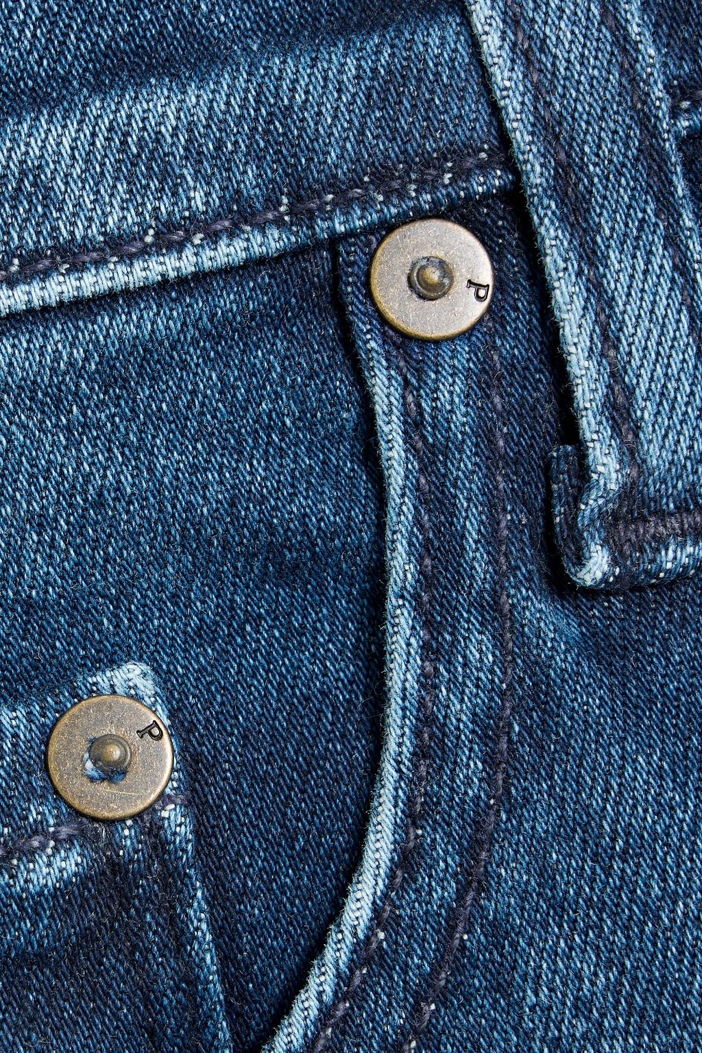 PAIGE Federal slim-fit whiskered denim jeans