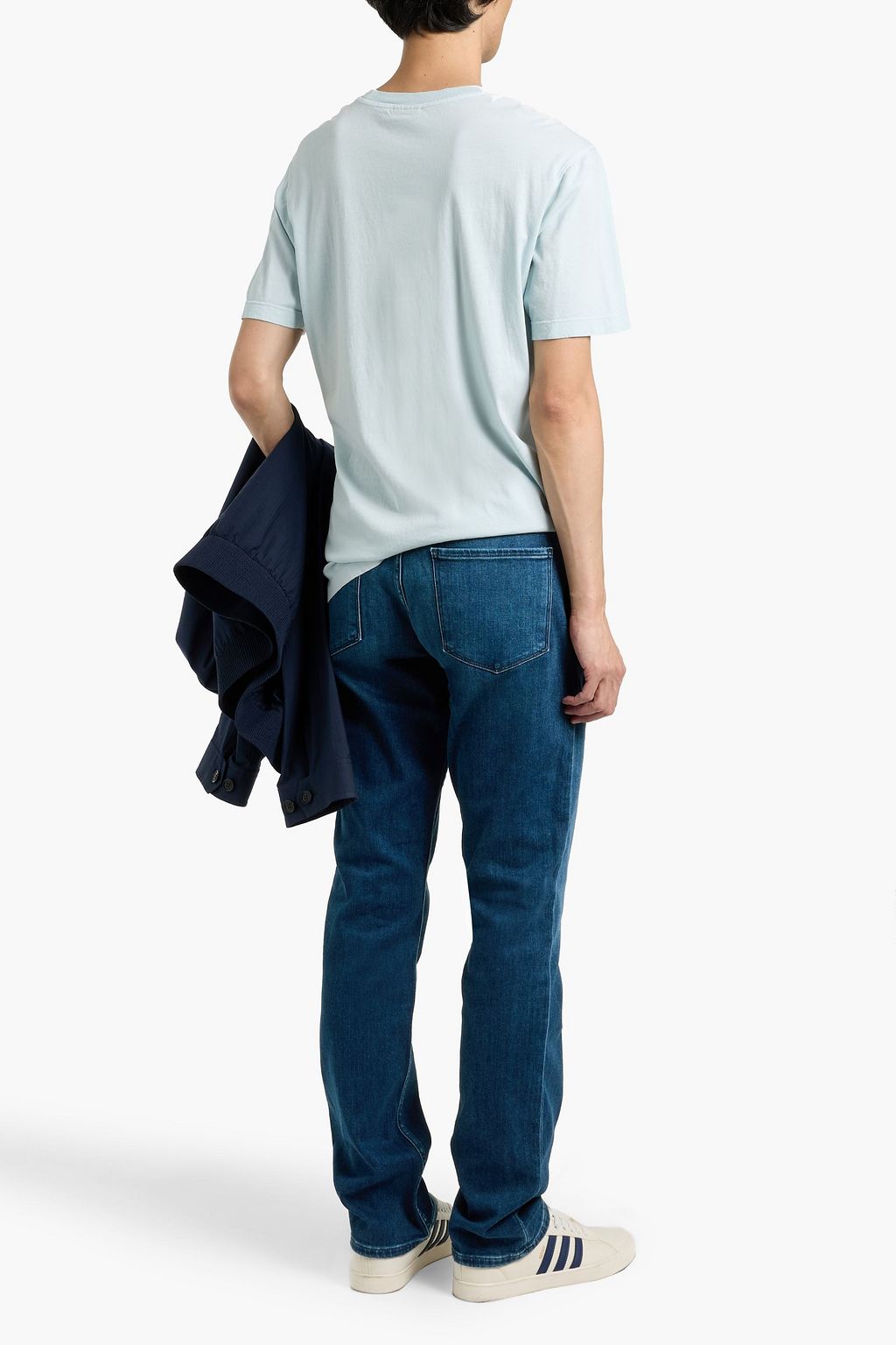 PAIGE Federal slim-fit whiskered denim jeans