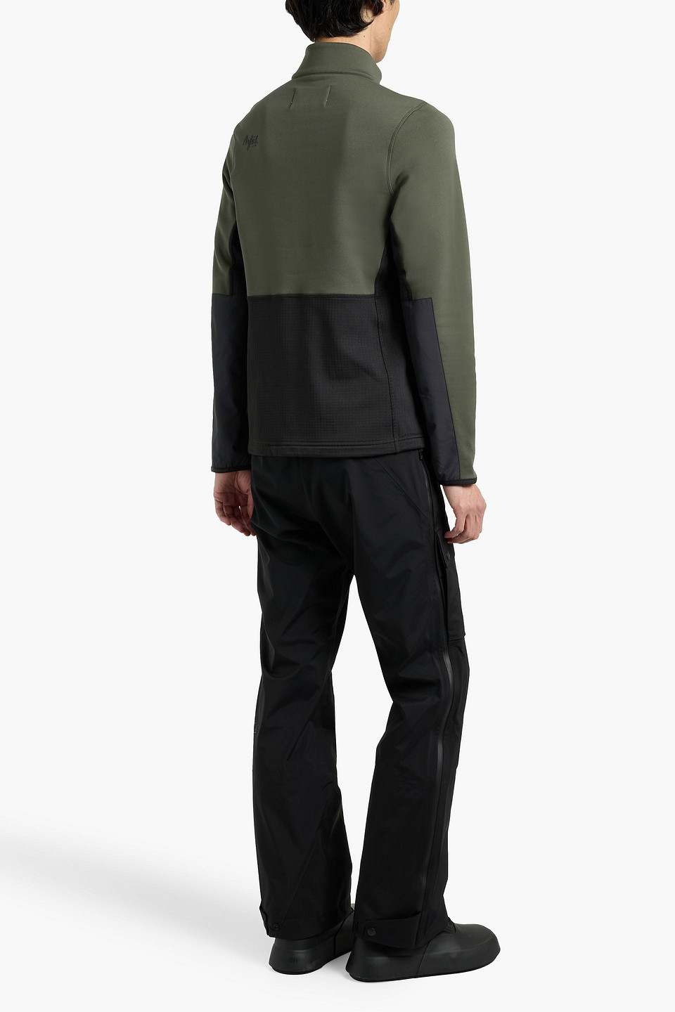 Aztech Mountain Performance Fleece Half-zip Base Layer In Green