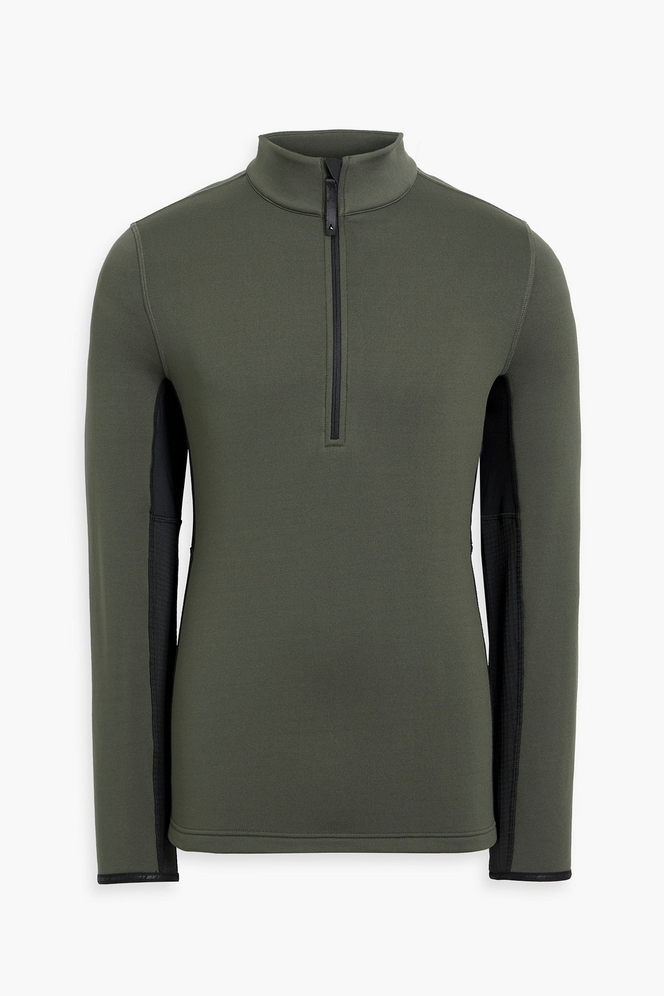 Aztech Mountain Performance Fleece Half-zip Base Layer In Green