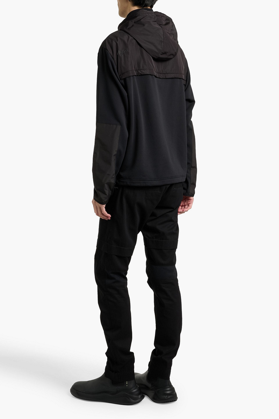  Aztech Mountain - Kapuzenjacke „hut“ Aus Fleece Mit Shell-einsatz - Schwarz - Xxs 