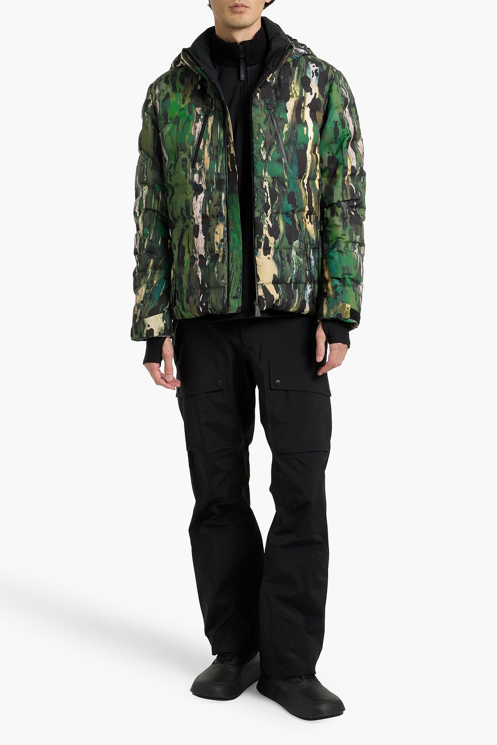 AZTECH MOUNTAIN Nuke quilted camouflage-print down ski jacket