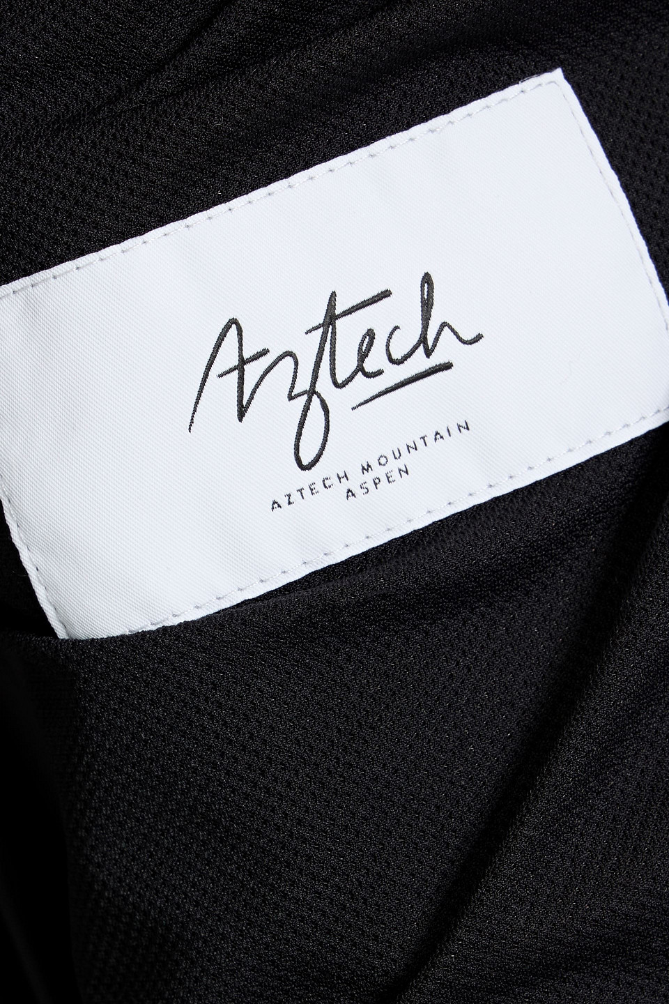 Aztech Mountain Ozone Quilted Fleece Midlayer Jacket In Black