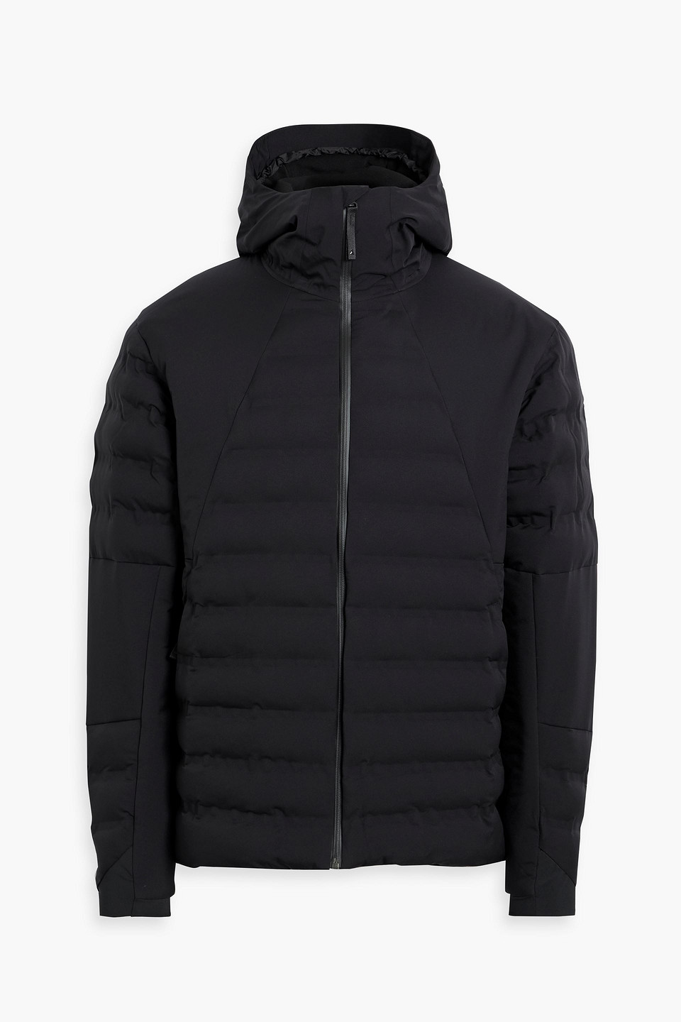 Aztech Mountain Ozone Quilted Fleece Midlayer Jacket In Black