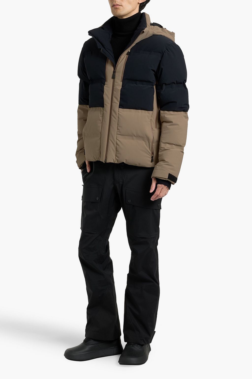 AZTECH MOUNTAIN Super Nuke two-tone quilted down ski jacket