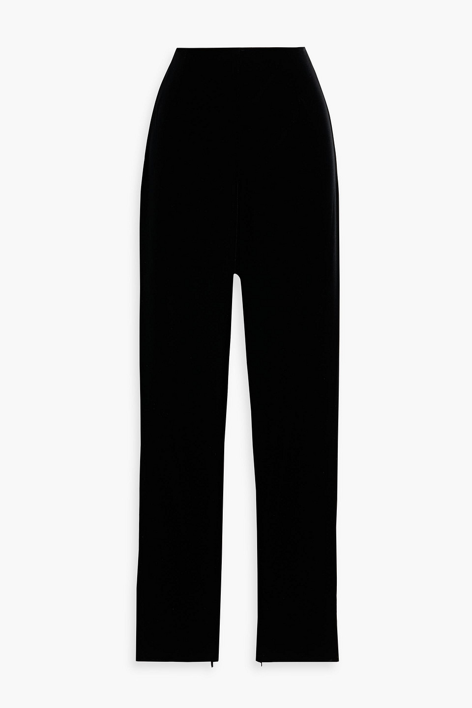 Carolina Herrera Velvet Skinny Pants In Black