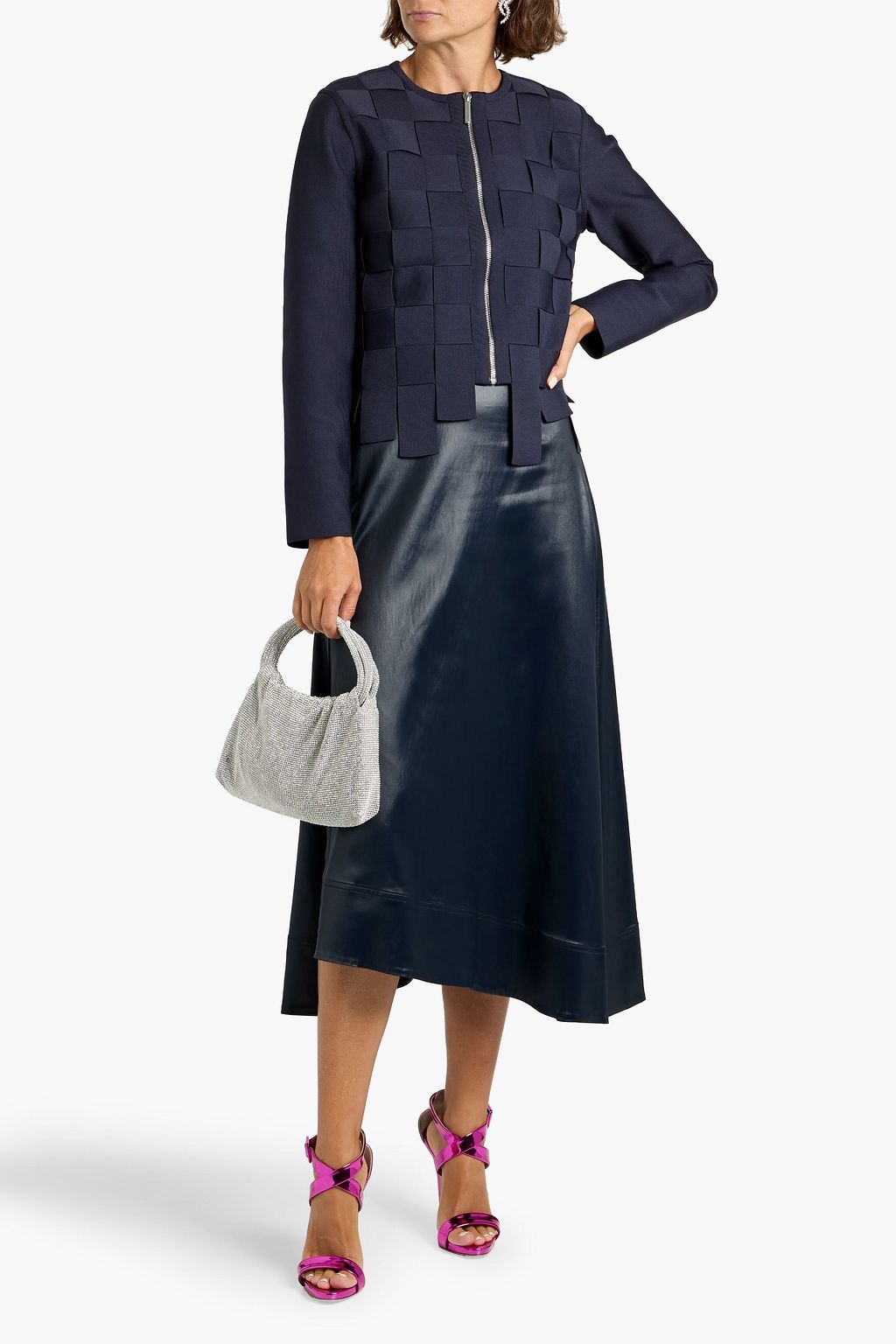 HERVÉ LÉGER Celia woven bandage jacket