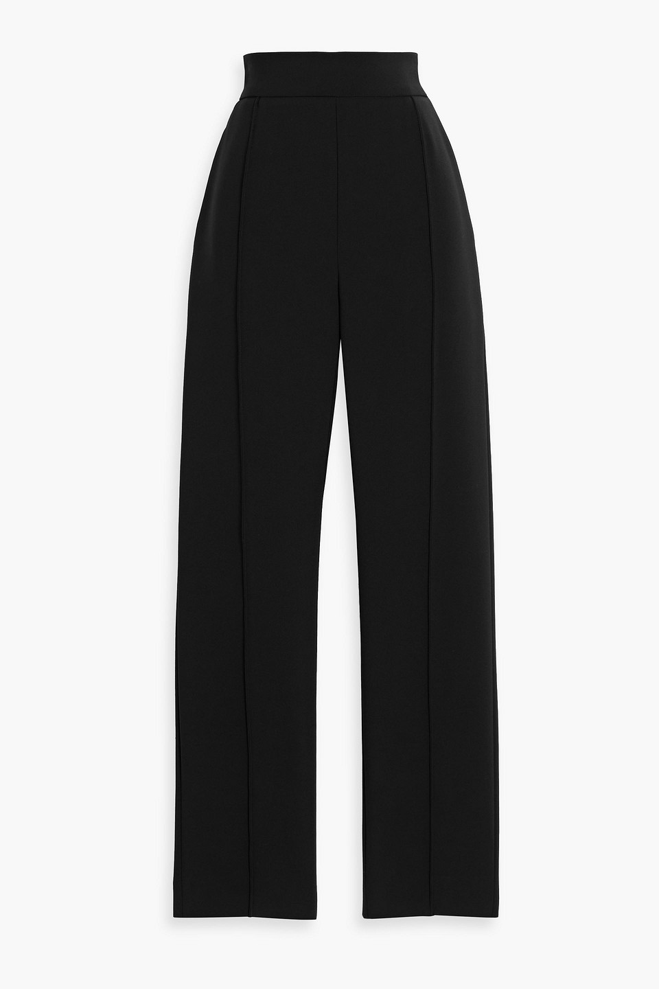 Carolina Herrera Crepe Slim-leg Pants In Black