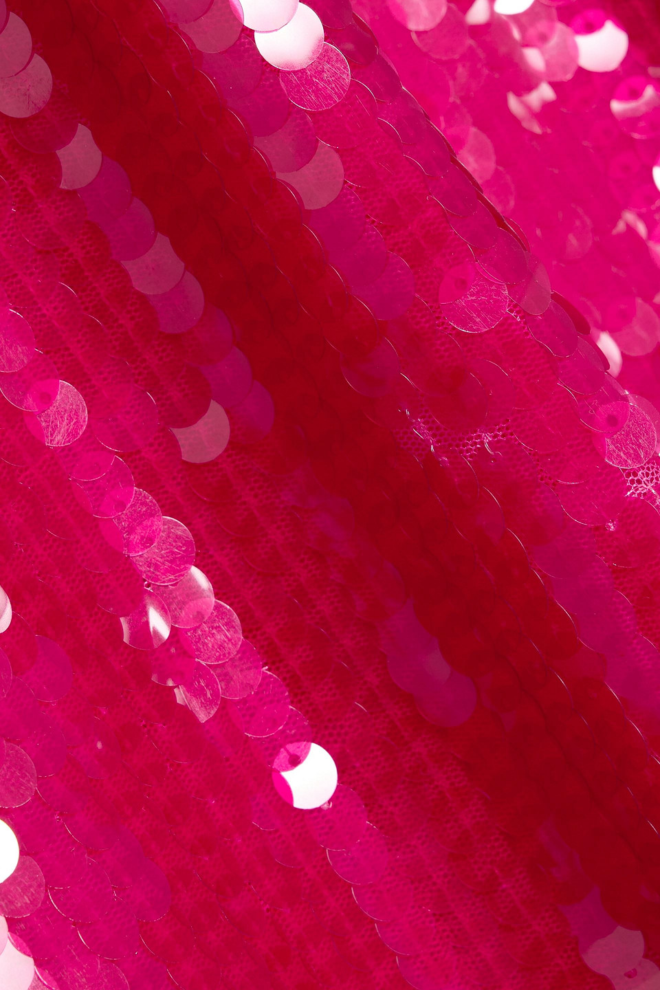 Retroféte Alana Sequined Tulle Maxi Dress In Pink