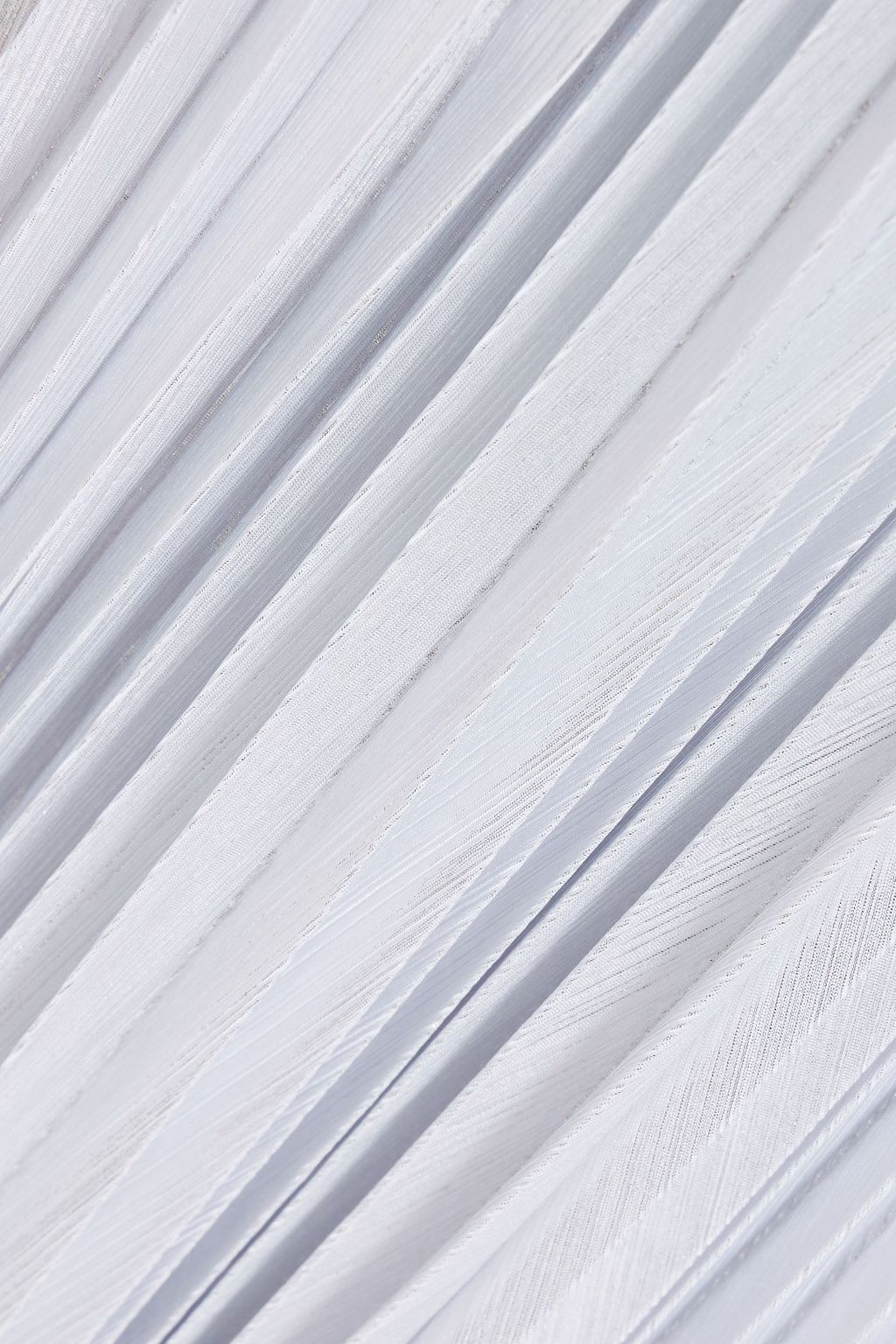 RETROFÊTE Carolina pleated lamé maxi dress