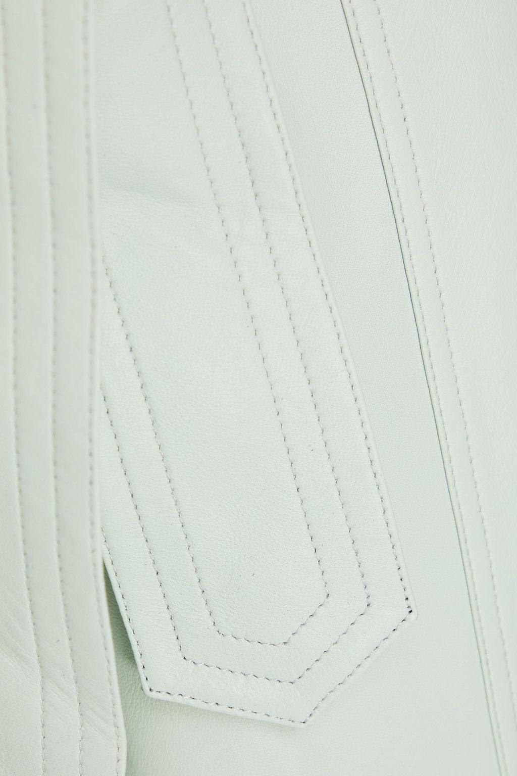 ZIMMERMANN Ruffled leather culottes