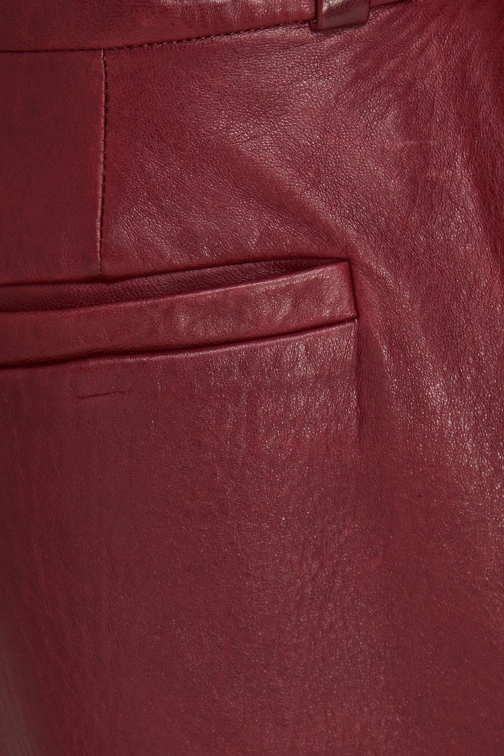 FRAME Leather wide-leg pants