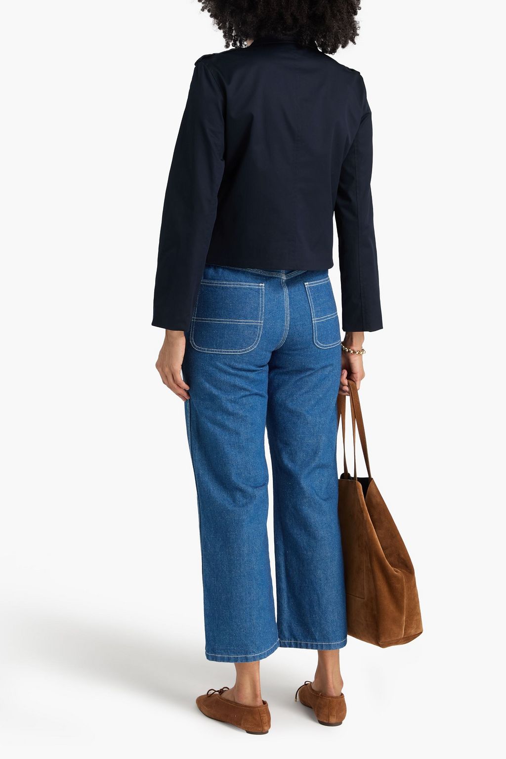 FRAME Cotton-blend twill jacket