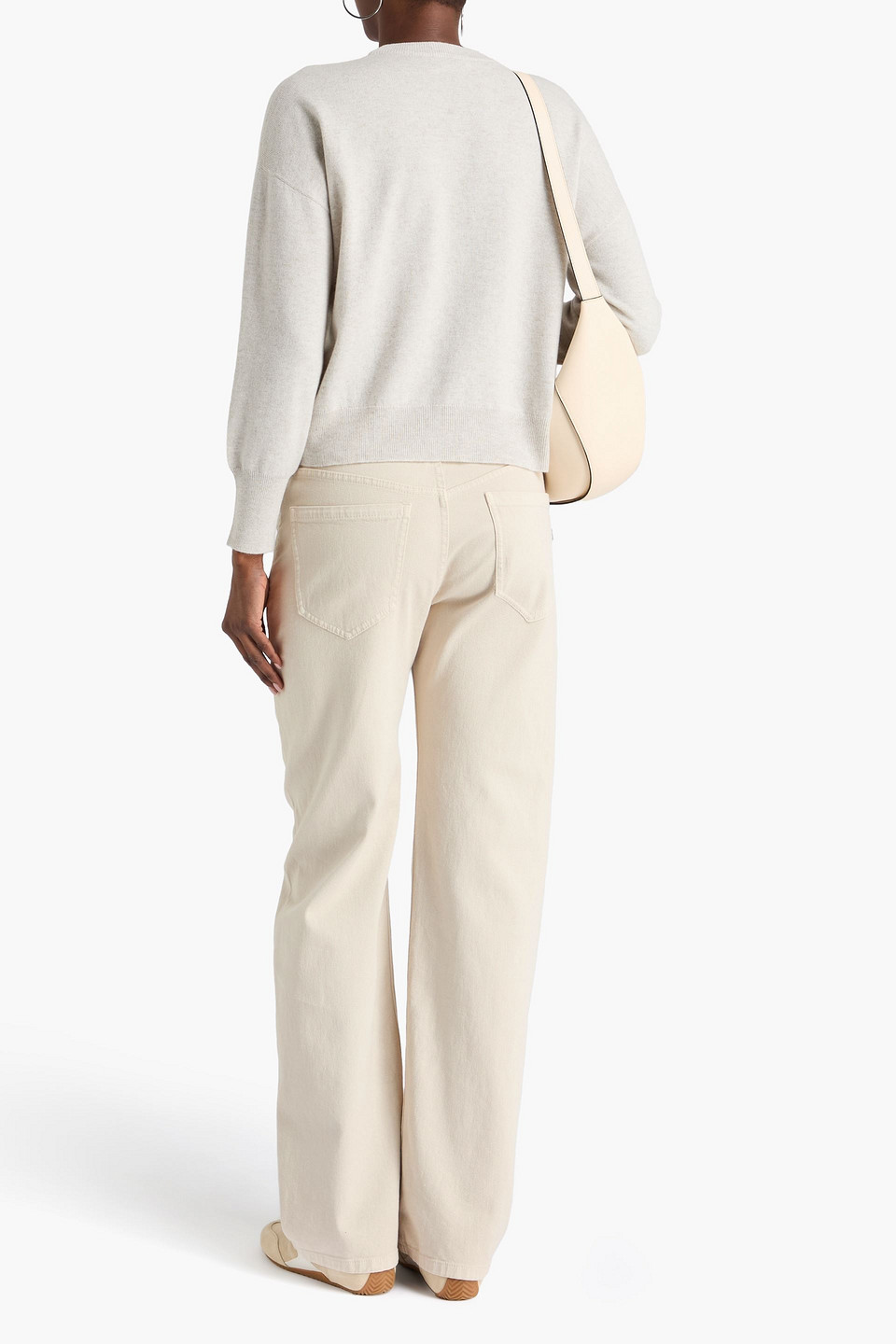Brunello Cucinelli Jeans With Destroyed Details In White