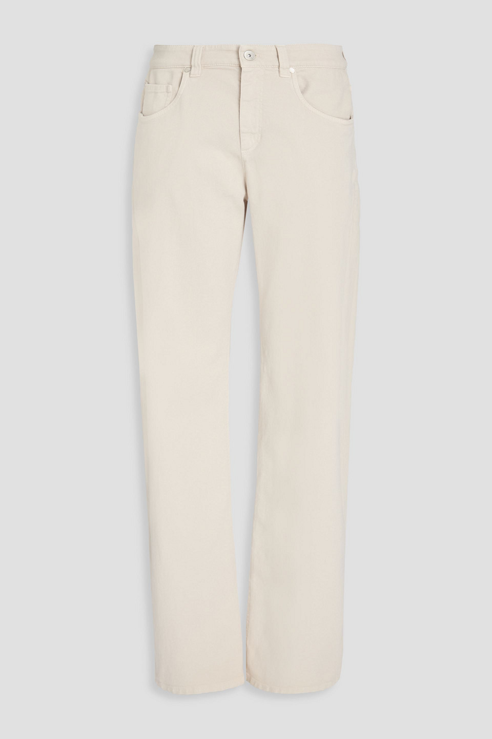Brunello Cucinelli Jeans With Destroyed Details In White