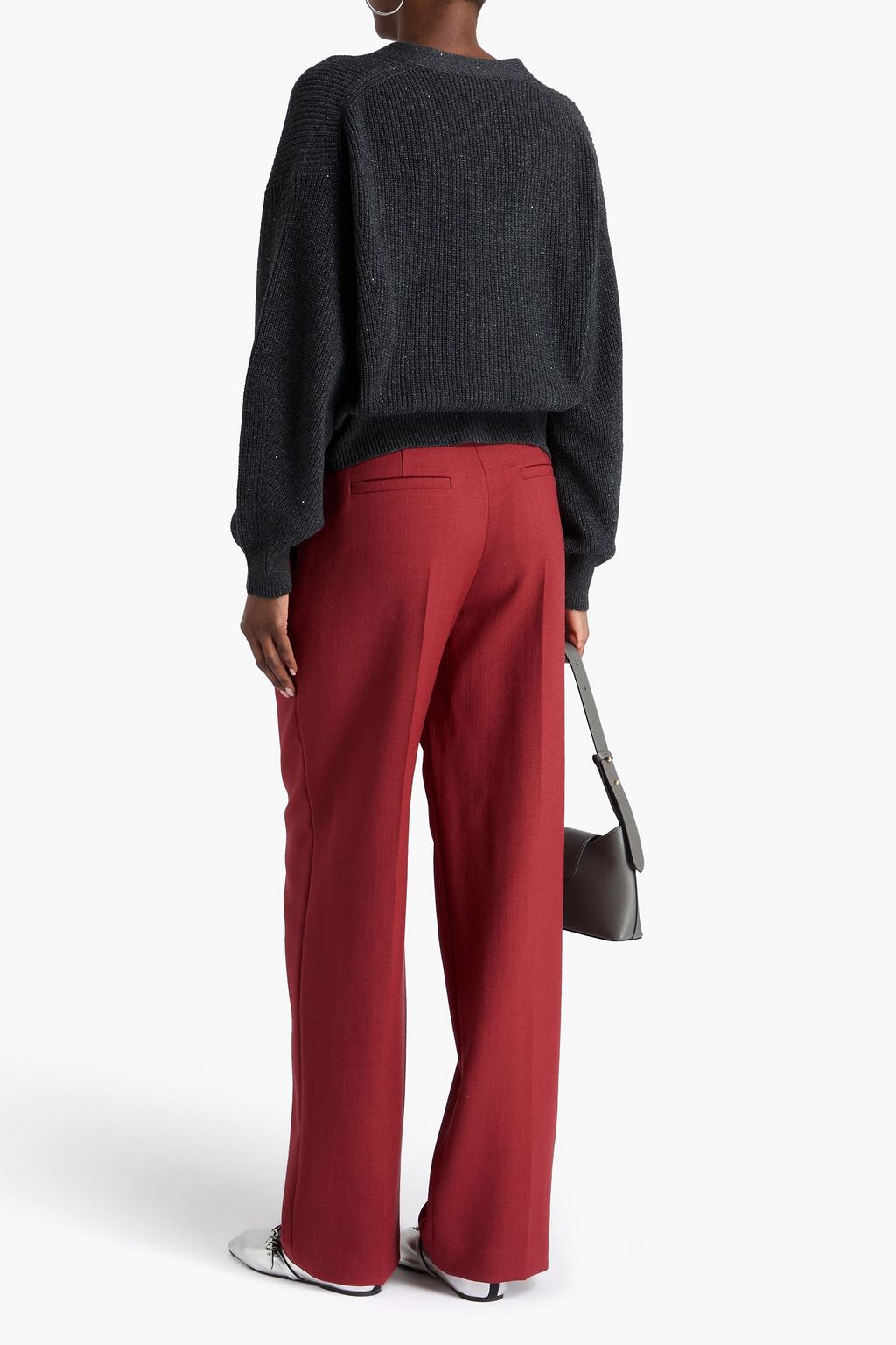 BRUNELLO CUCINELLI Pleated wool-twill straight-leg pants