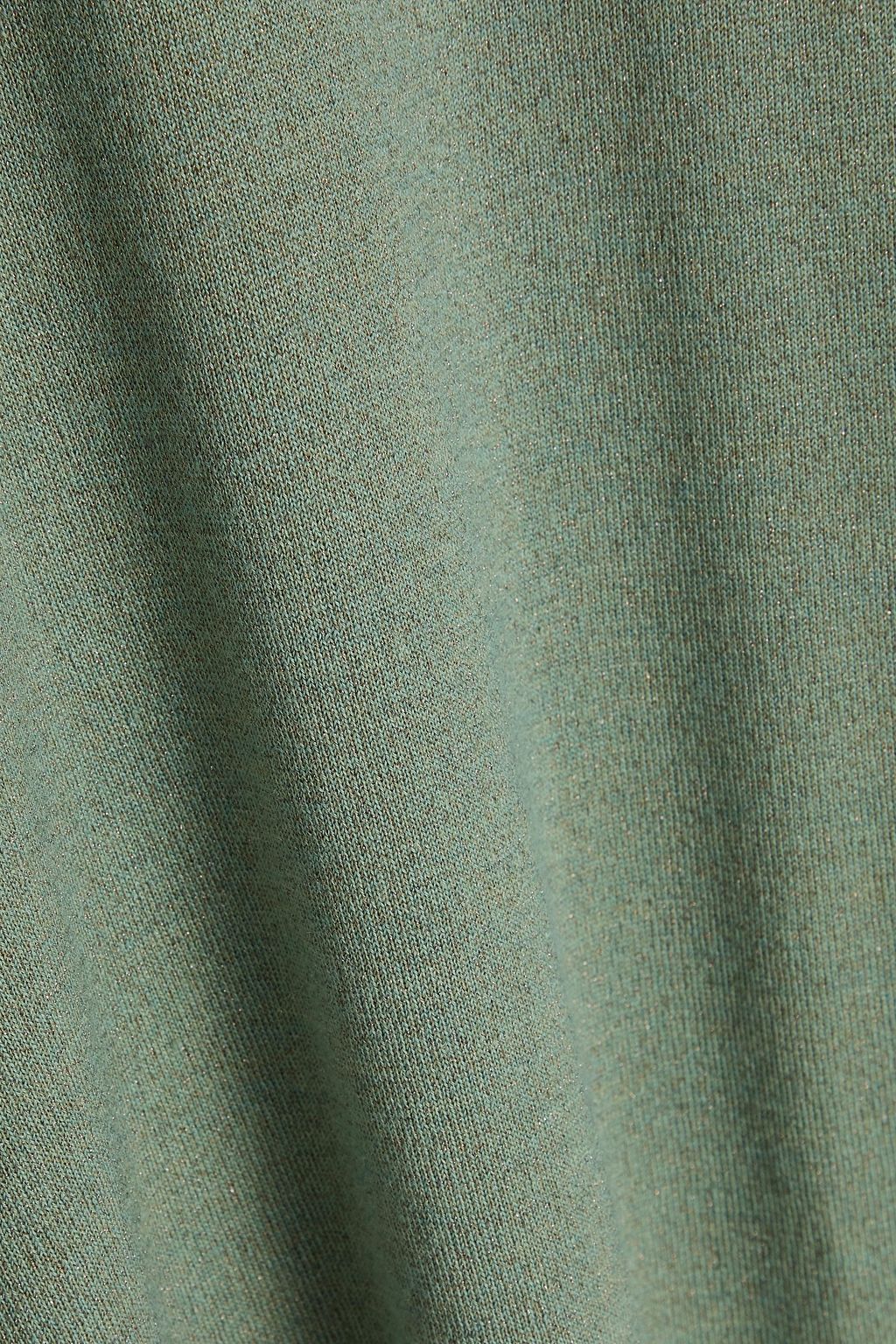 BRUNELLO CUCINELLI Metallic cashmere-blend T-shirt