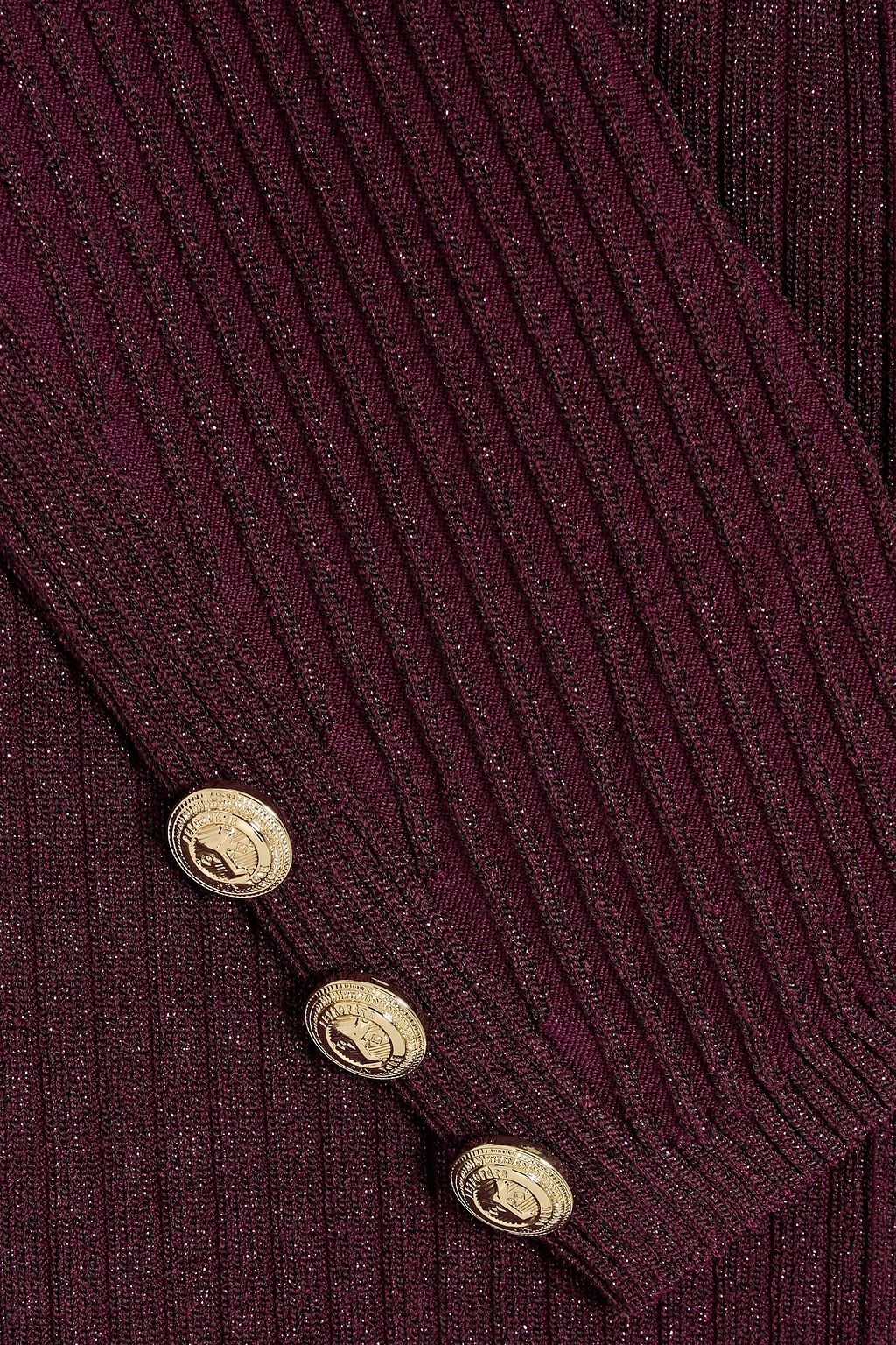 RETROFÊTE Sadelle ribbed-knit dress