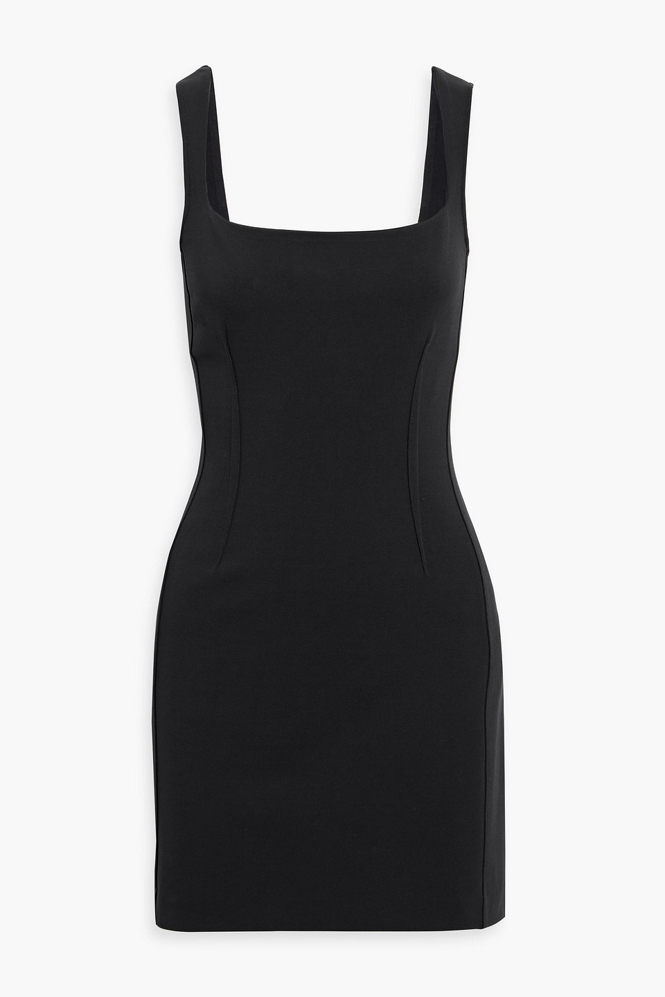 Simkhai Arella Stretch-ponte Mini Dress In Black