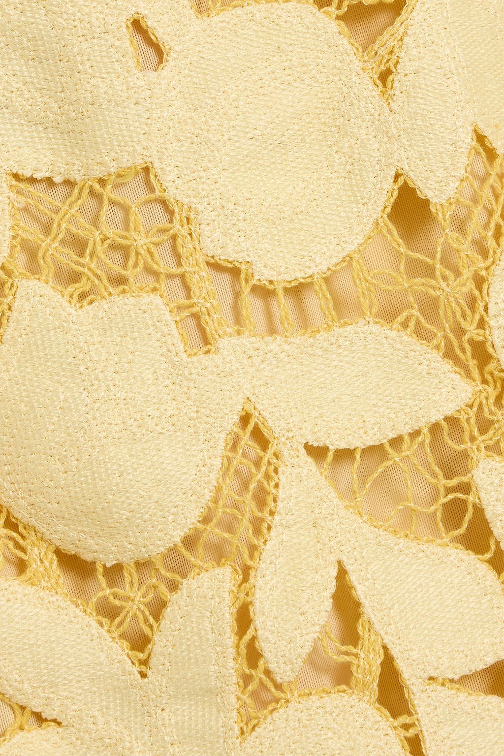 SIMKHAI Mickie guipure lace mini dress