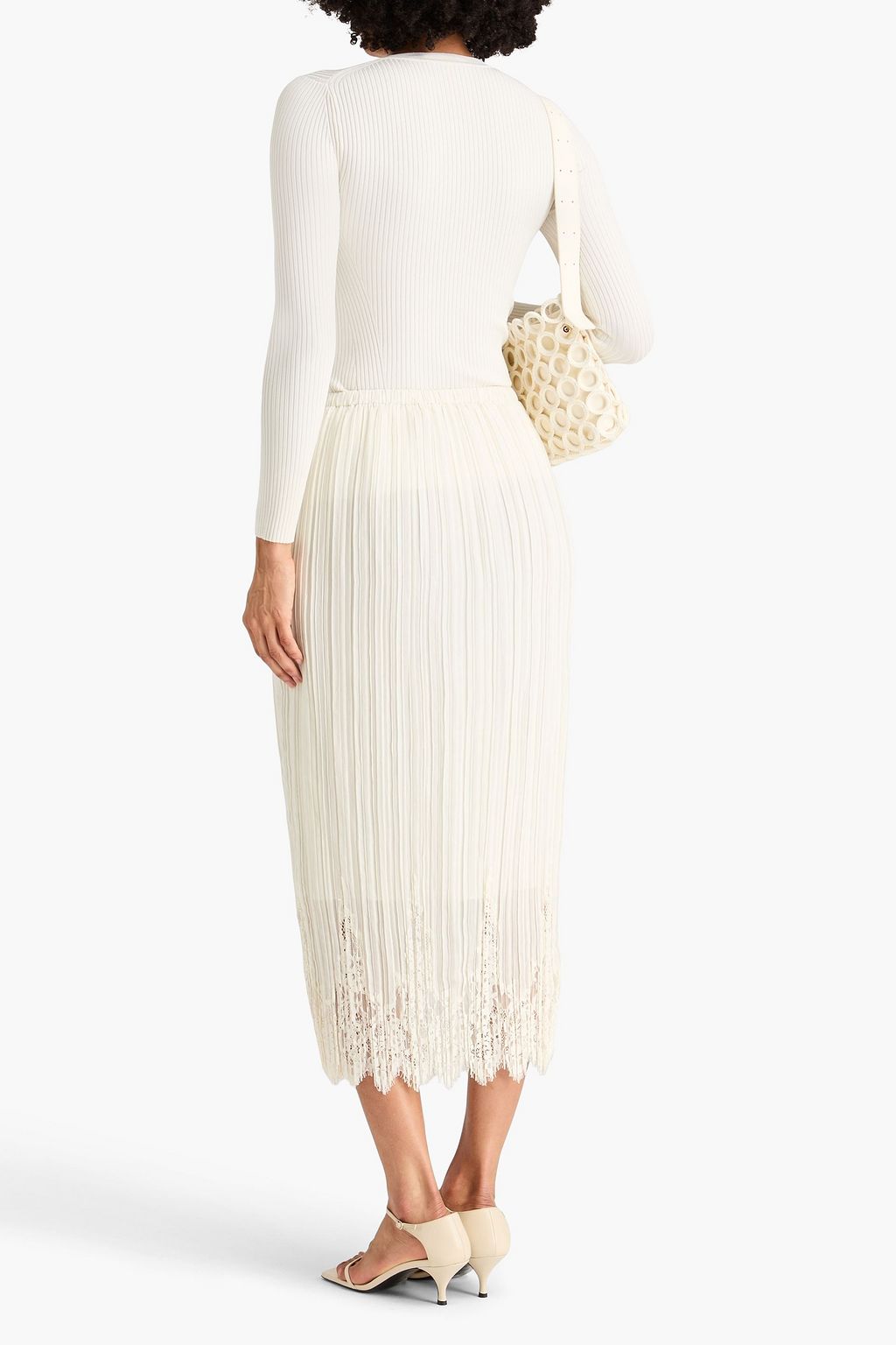 ZIMMERMANN Ribbed-knit top