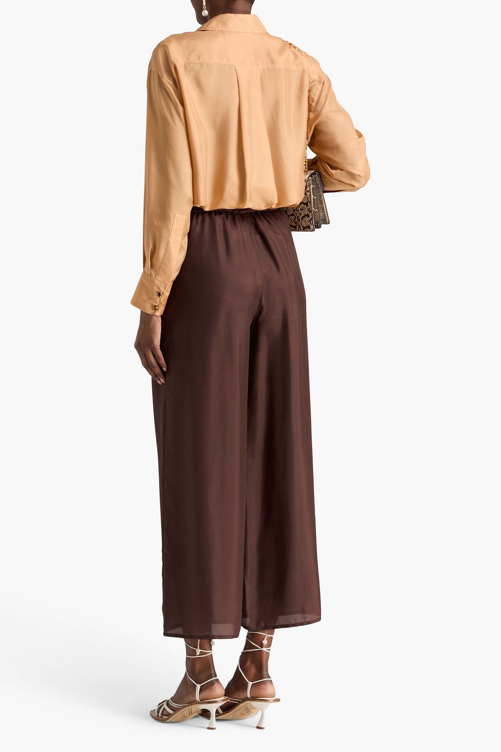 ZIMMERMANN Silk-voile wide-leg pants