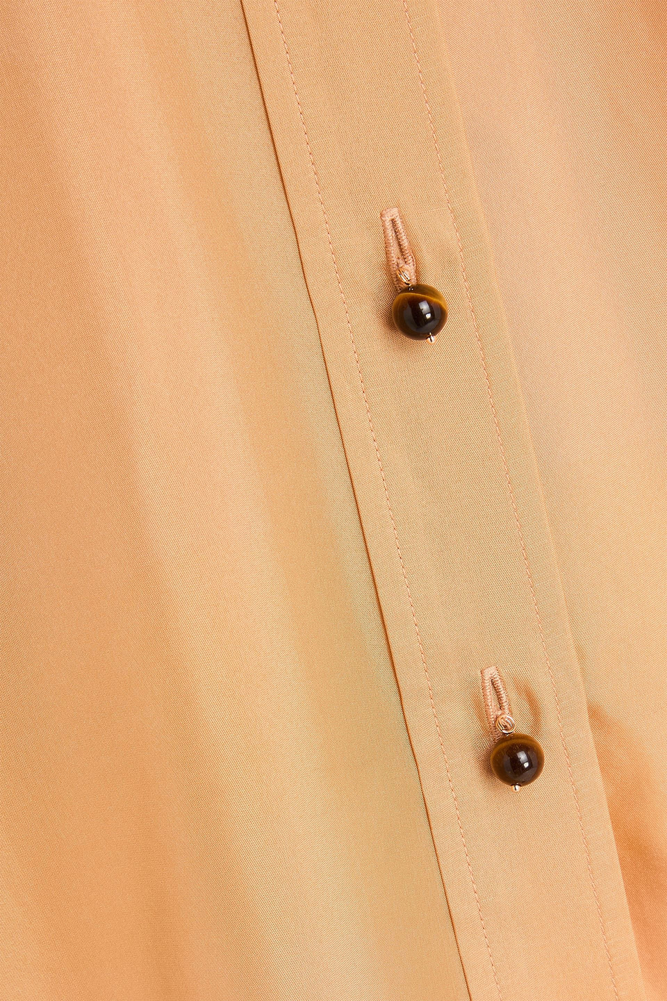 Zimmermann Silk-voile Shirt In Yellow