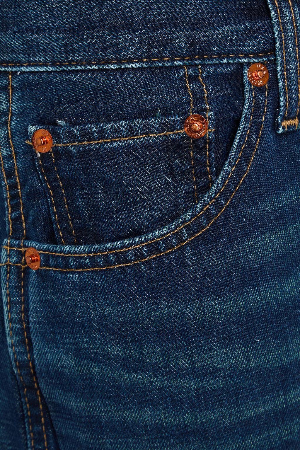 RE/DONE High-rise straight-leg jeans