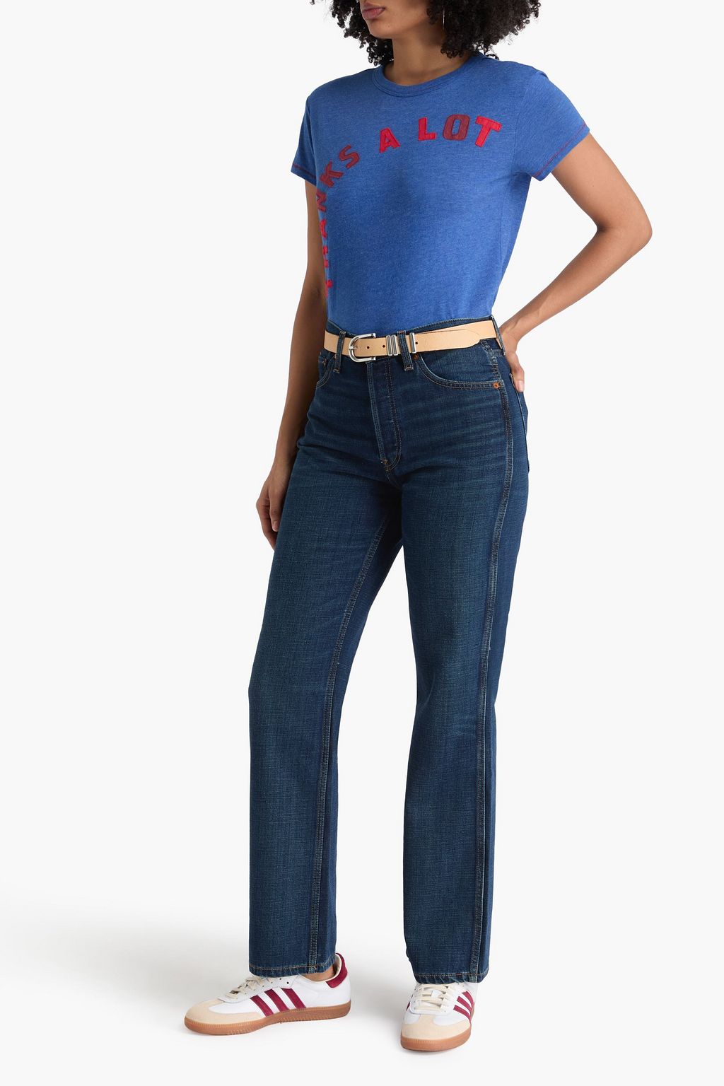 RE/DONE High-rise straight-leg jeans