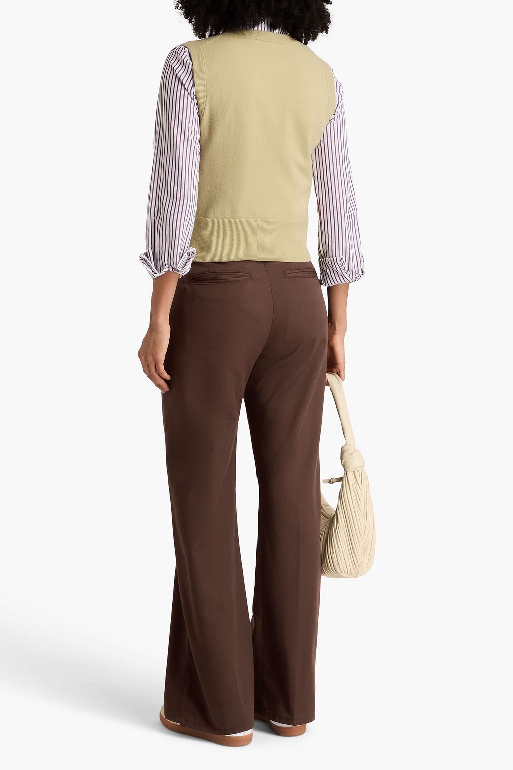 RE/DONE Cotton-twill wide-leg pants