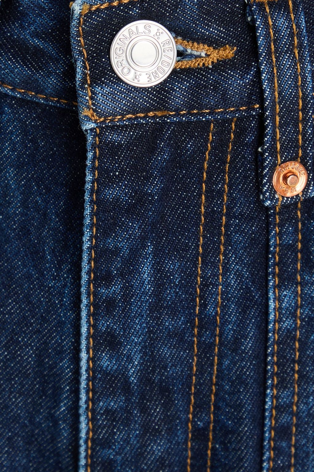 RE/DONE High-rise cargo jeans