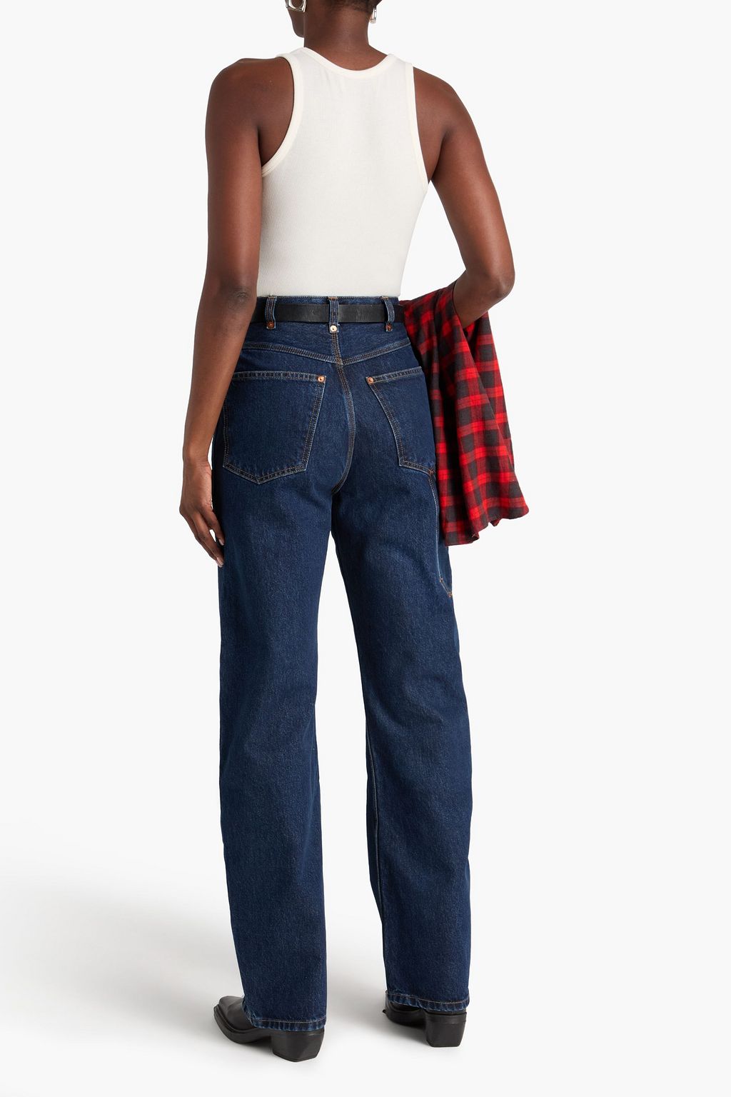 RE/DONE High-rise cargo jeans