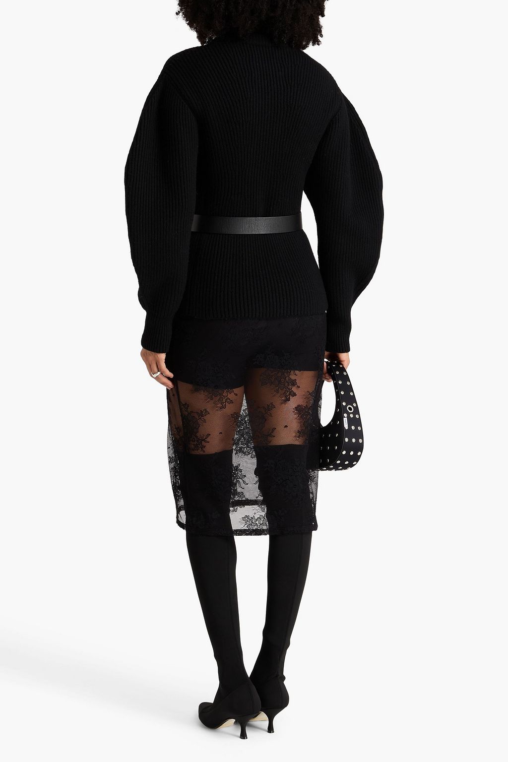 JIL SANDER Ribbed wool sweater