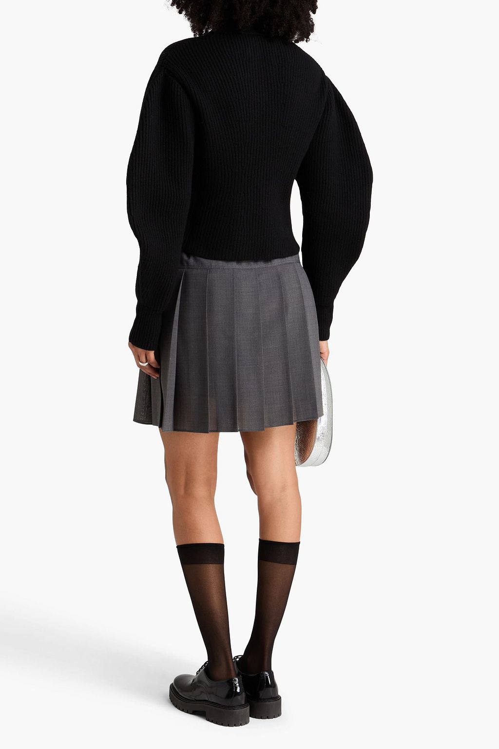 JIL SANDER Ribbed wool cardigan