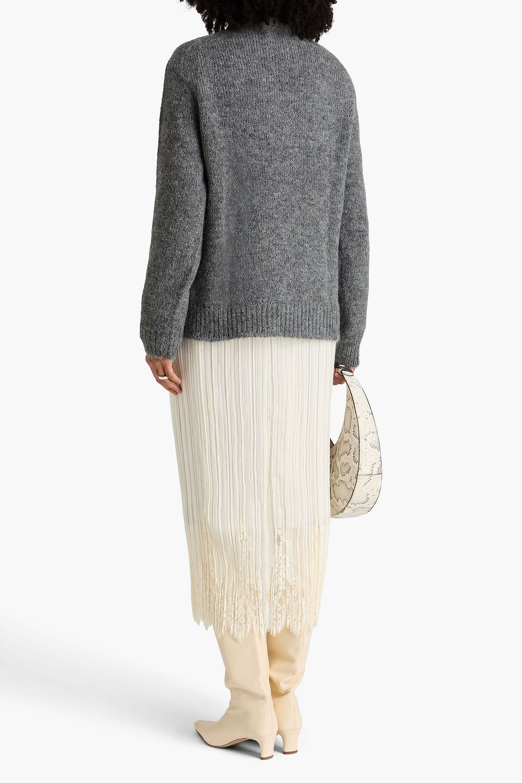 JIL SANDER Mélange alpaca-blend sweater