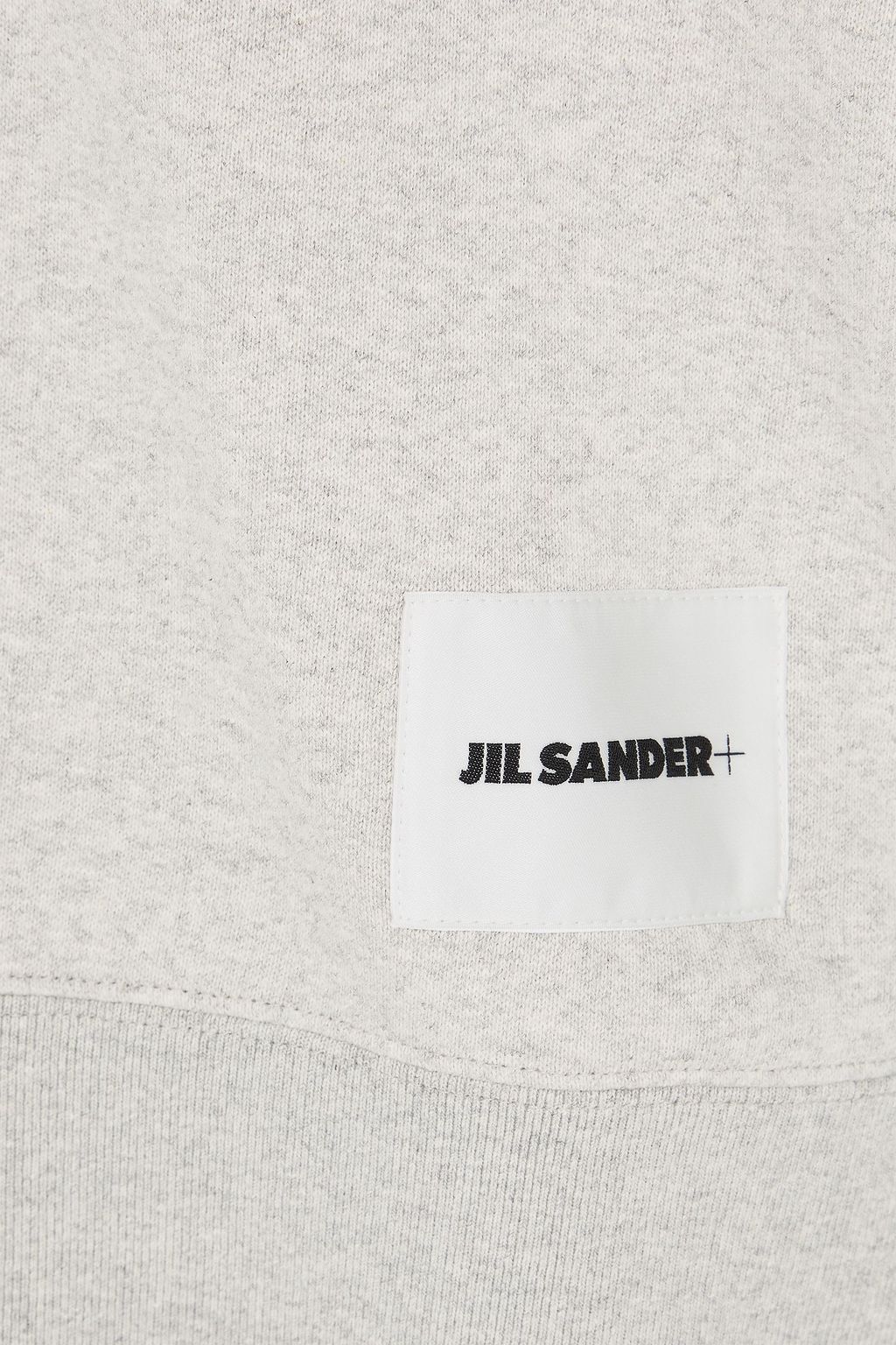 JIL SANDER+ French cotton-terry sweatshirt