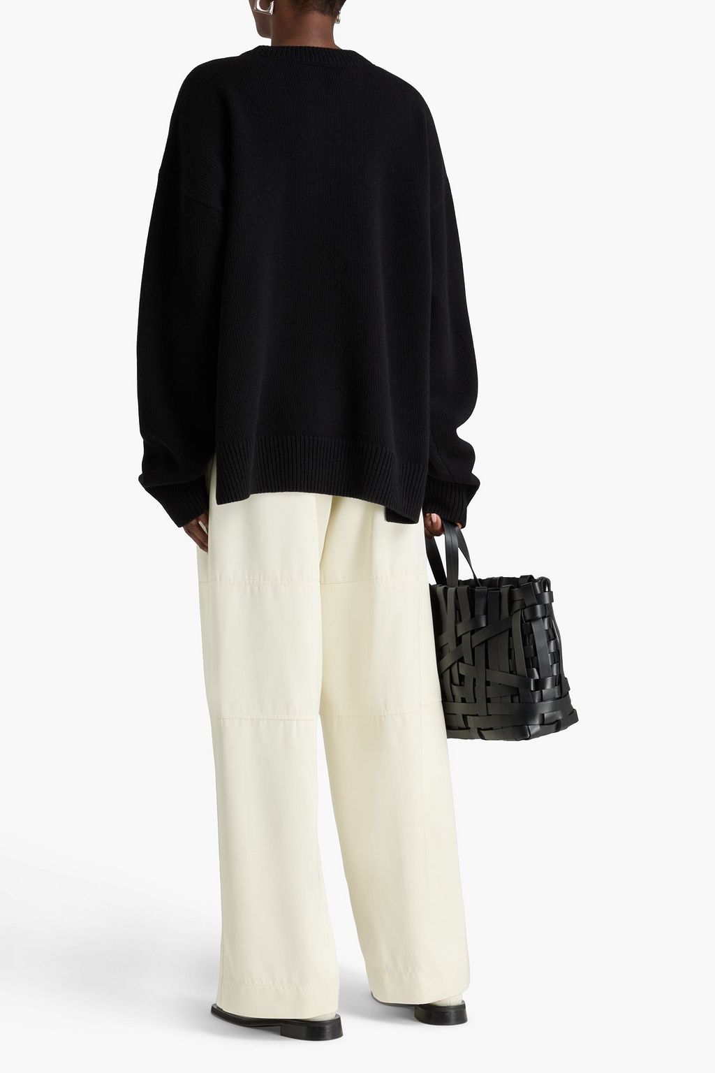 JIL SANDER Wool and cashmere-blend sweater