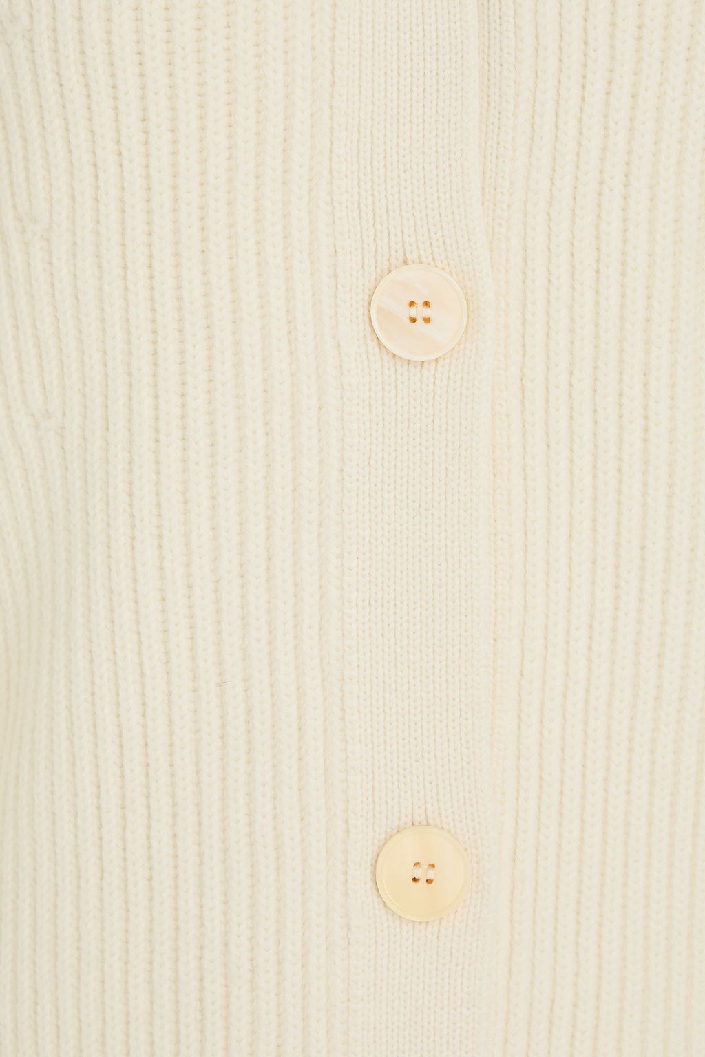 JIL SANDER Ribbed wool cardigan