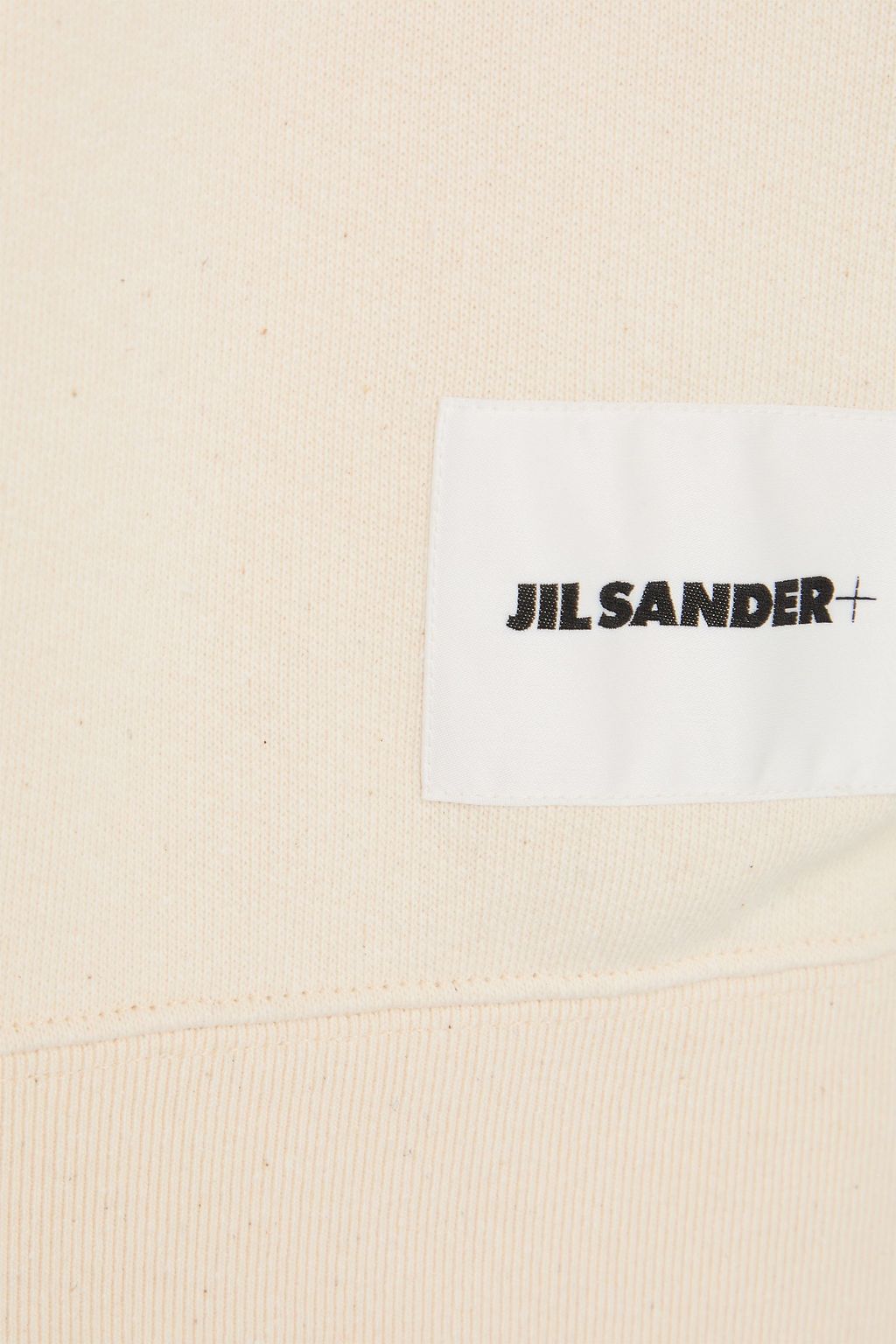 JIL SANDER+ French cotton-terry hoodie