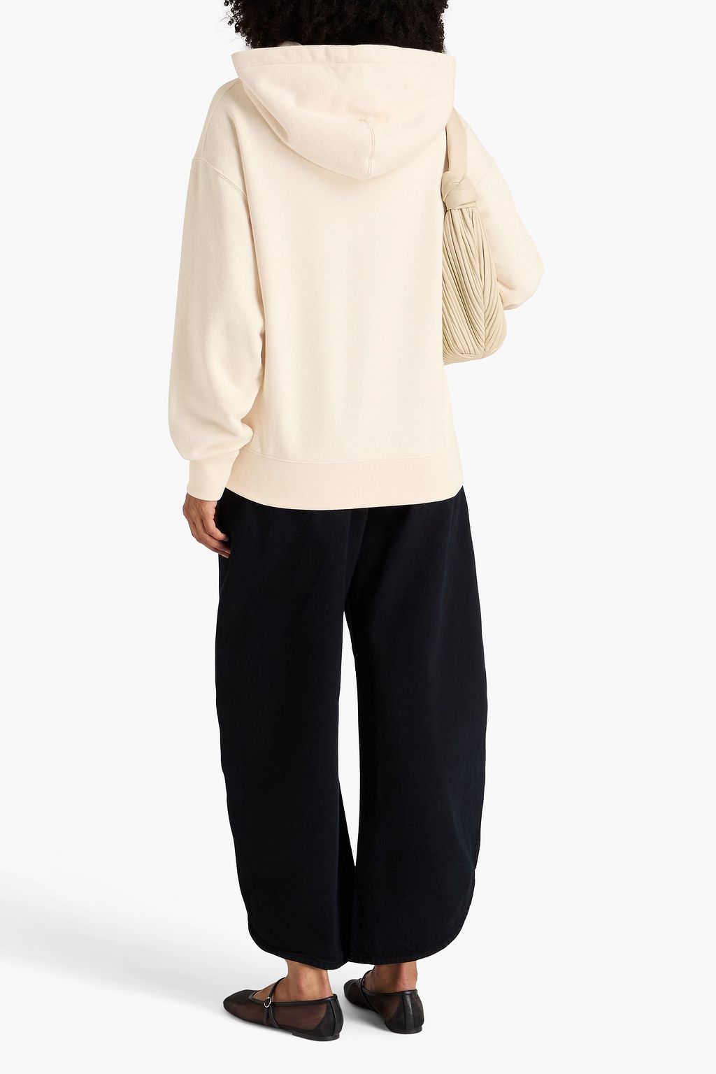 JIL SANDER+ French cotton-terry hoodie