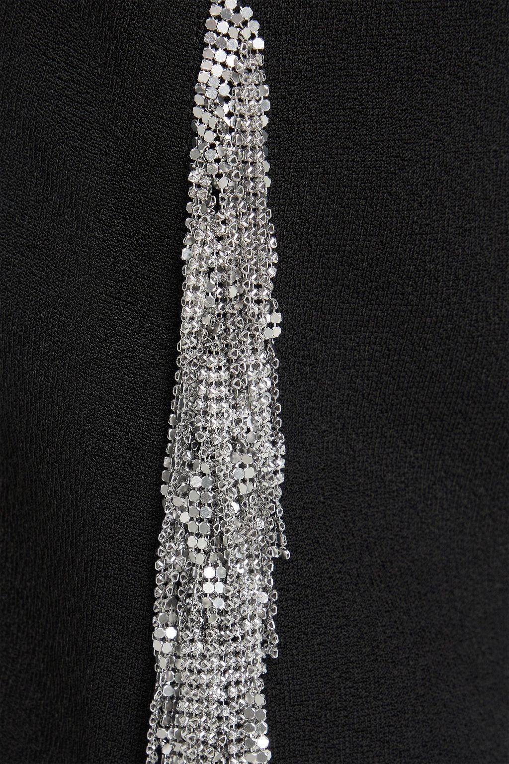 JIL SANDER Fringed crepe top