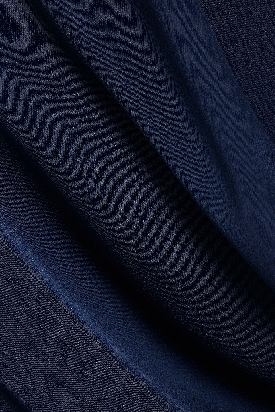 Simkhai Nubia Draped Satin Top In Blue