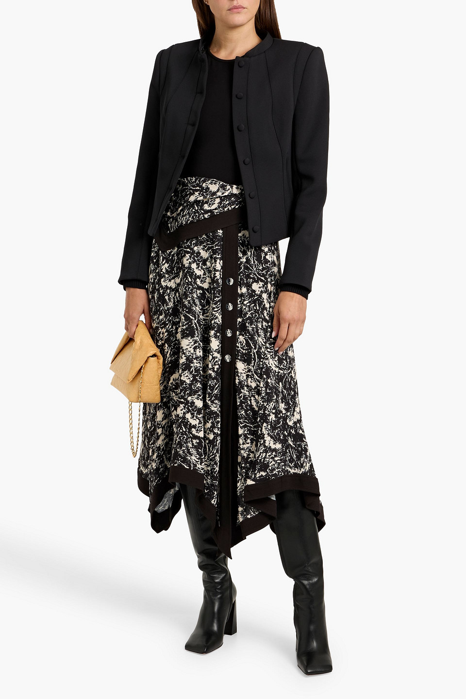 Simkhai Bronwyn Twill Jacket In Black