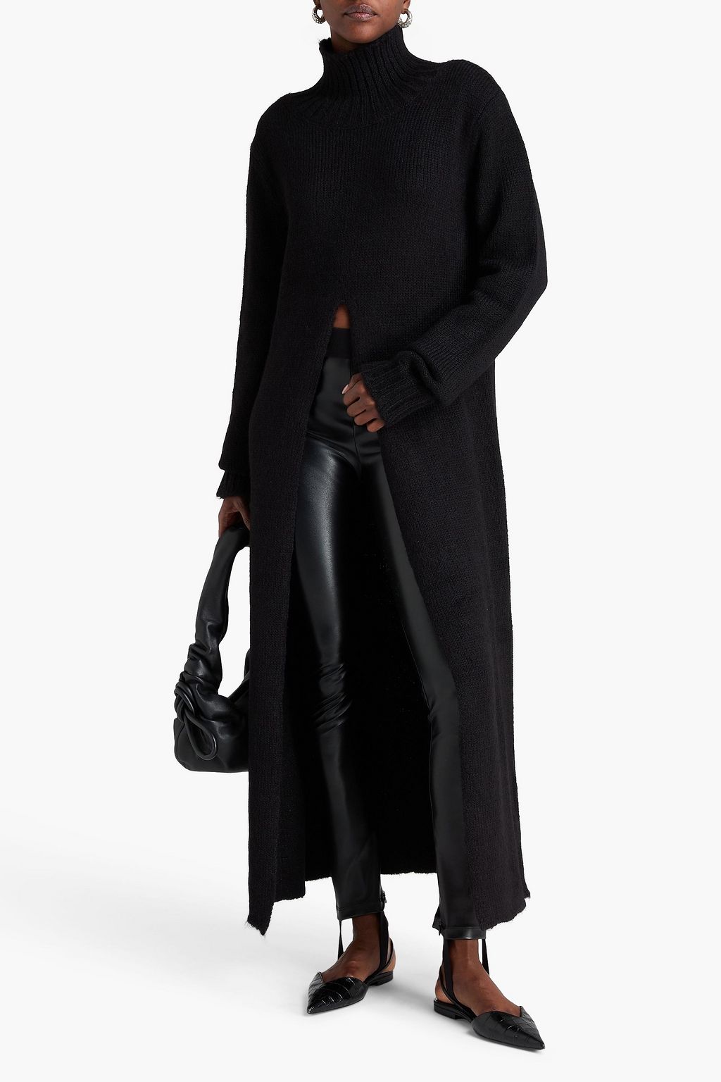 JIL SANDER Alpaca-blend maxi dress
