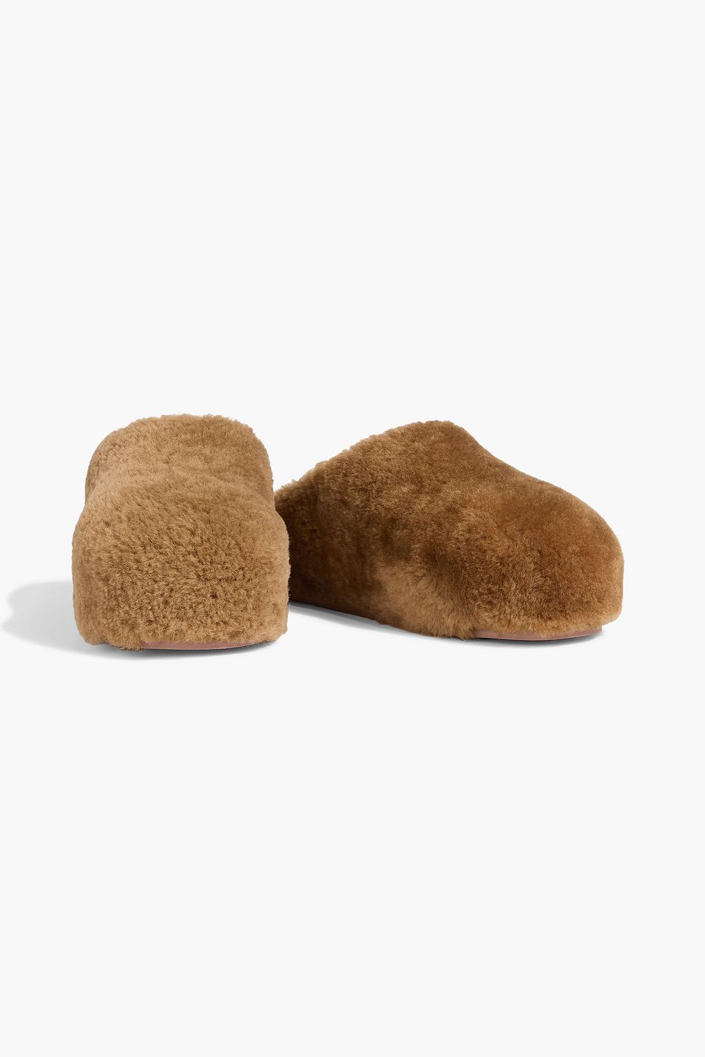AMINA MUADDI Giuly shearling clogs