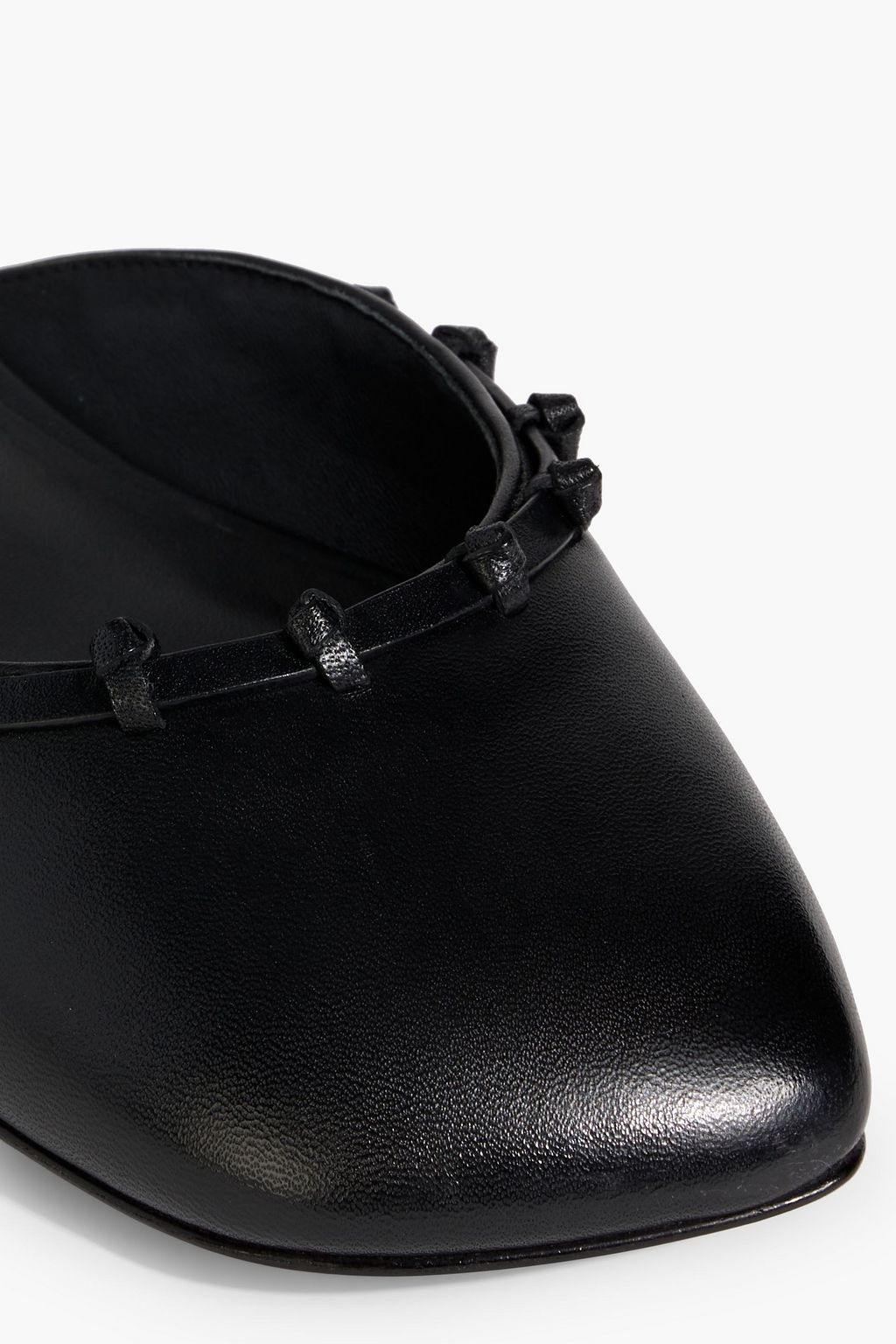 3.1 PHILLIP LIM ID knotted leather Mary Jane flats