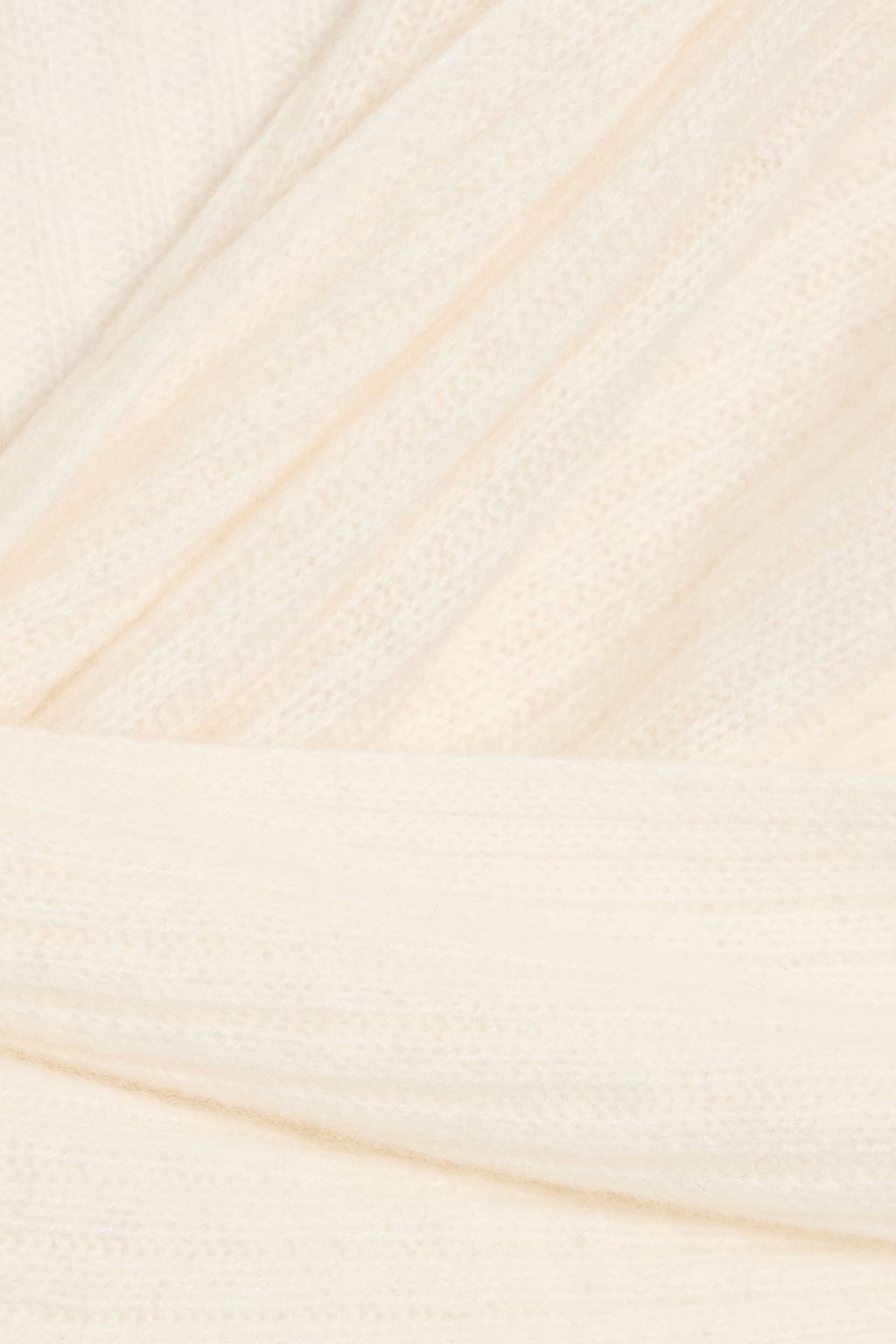 NAADAM Coasta wrap-effect ribbed cashmere sweater